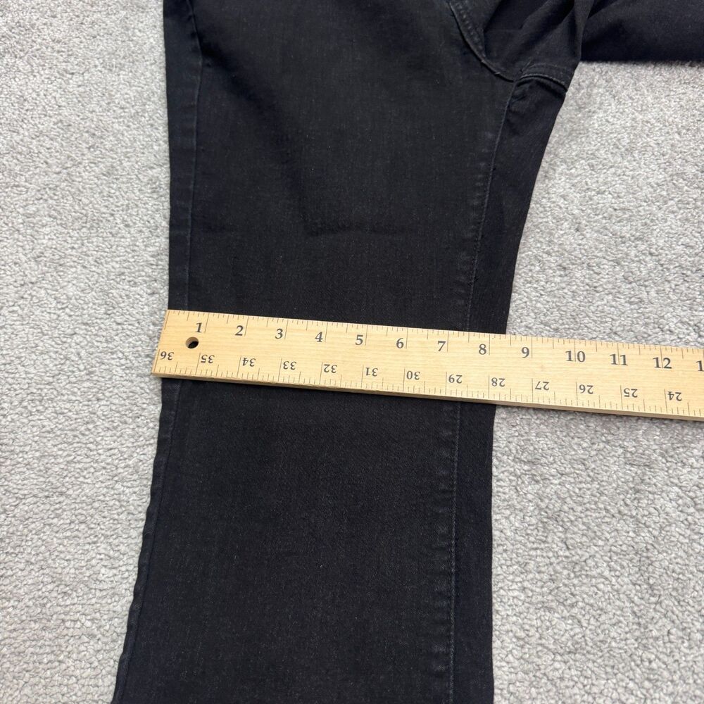 Supra Denim High Rise Capri Cropped Jeans Womens 14 Black Stretch Casual 32x20 - Picture 11 of 16